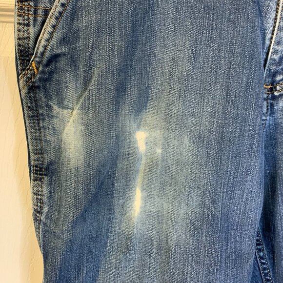 Carhartt Men's Rugged Flex Relaxed Fit Jeans Size 36 x 30 Blue Faded Worn In - Picture 4 of 10